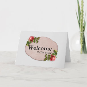 Carte d'accueil simple et personnalisée
