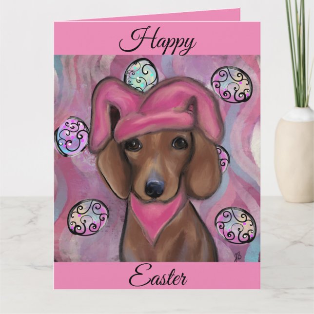 Carte Dachshund (Devant)