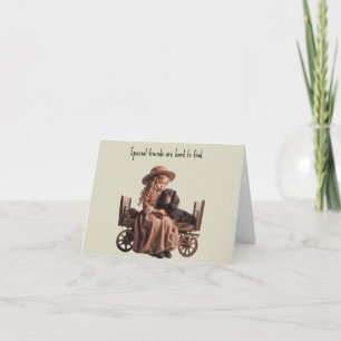 Carte Dachshund Ami Spéciale