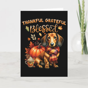 Carte Dachshund Chien Tombe Y'all Reconnaissant Grâcié B