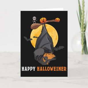 Carte Dachshund Citrouille Halloween Pour Femmes Et T Sa