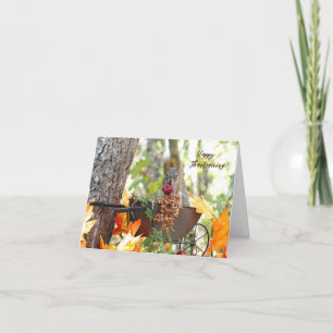 Carte d'action de grâce M. Bickles L'écureuil 5 x