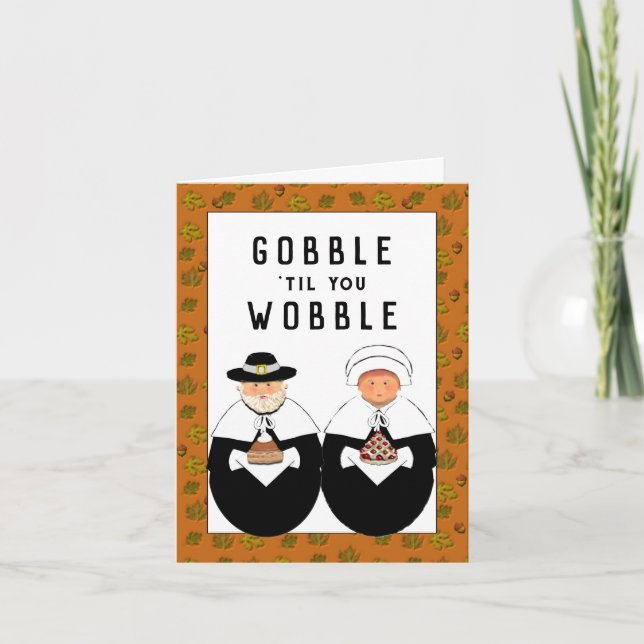 Carte d'action de grâces amusante (Devant)