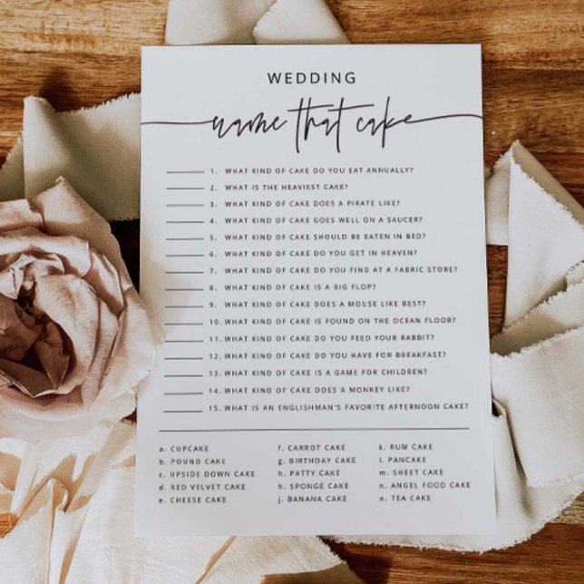 Carte d'activité de la Fête des mariées Jeux de Ma (Créateur téléchargé)