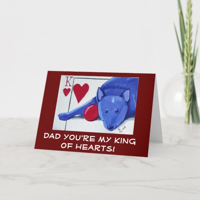 Carte DAD You're My King of Hearts (Devant)