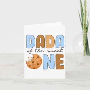 Carte Dada Du Douce Cookies Et Lait 1er Anniversaire