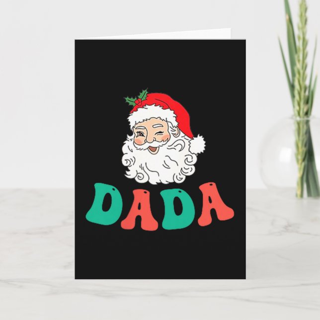 Carte Dada Of 1st Birthday Pajamas Christmas Santa Match (Devant)