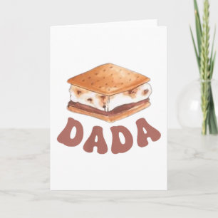 Carte Dada Smore Premier Anniversaire Camping Pour Être