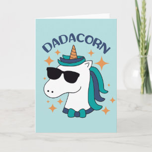 Carte Dadacorn Avec Lunettes De Soleil