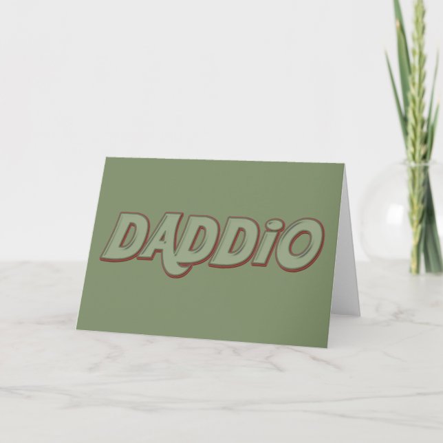 Carte Daddio Card (Devant)