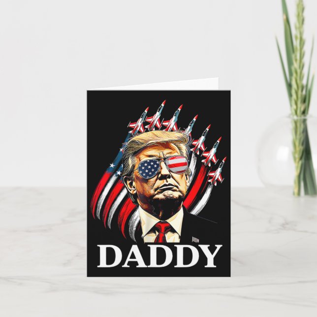 Carte Daddy Trump Funny - Daddy Trump (Devant)