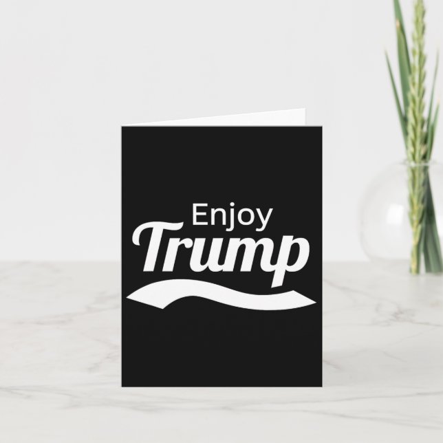 Carte Daddy's Home Profitez de Trump drôle Tee Républica (Devant)