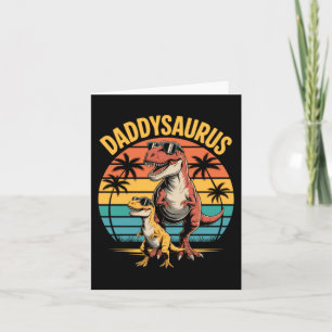 Carte Daddysaurus Dinosaur Été Fête des Pères
