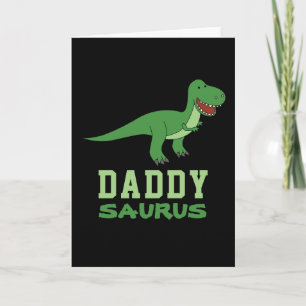 Carte Daddysaurus Dinosaur T-Rex Dino Papa Fête des père