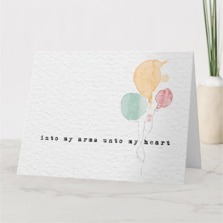 carte d'adoption congatation