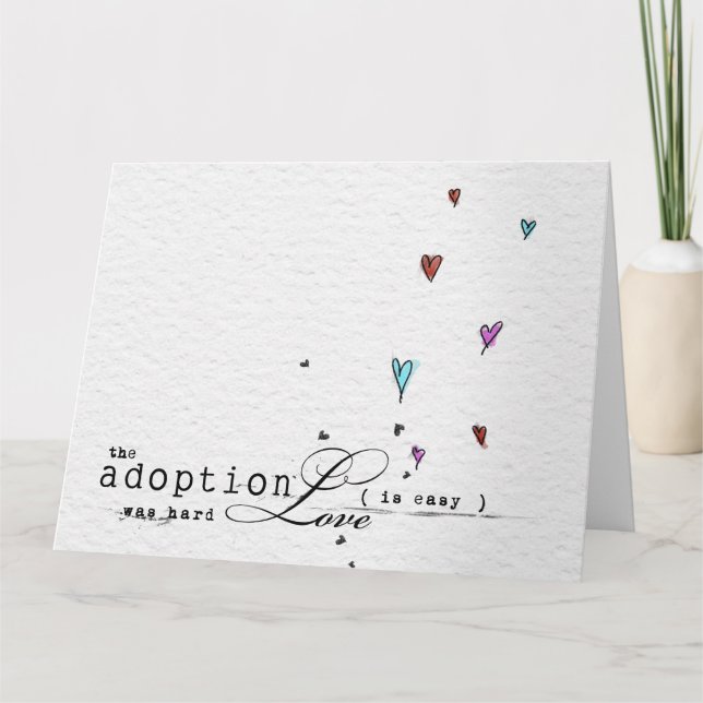 carte d'adoption congatation (Devant)