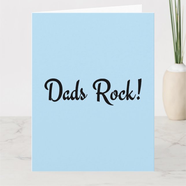 Carte Dads Rock ! (Devant)