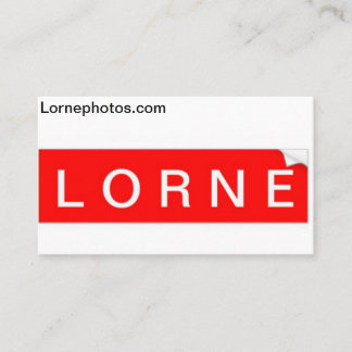 Carte d'affaires Lorne