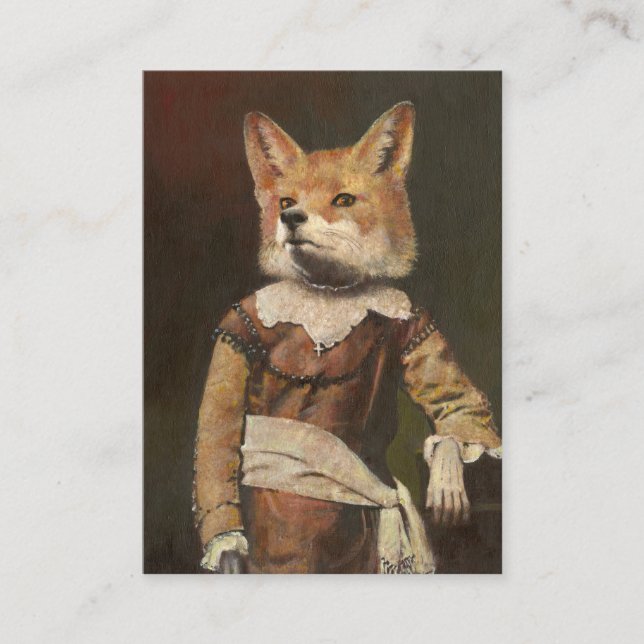 Carte d'affaires Victorian Vixen ACEO (Devant)