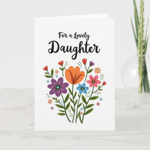 Carte d'affection Bouquet Floral