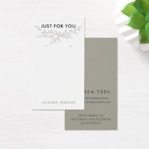 Carte d'affichage à oreille à la carrosserie moder