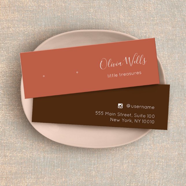 Carte d'affichage à oreille de script en terre cui (Créateur téléchargé)