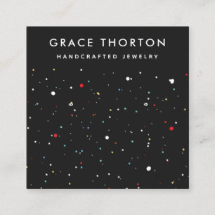 Carte d'affichage à oreille Festive Confetti Stud