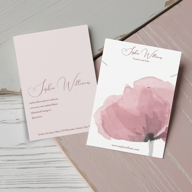 Carte d'affichage Abstraite collier de pavot (Créateur téléchargé)