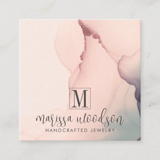 Carte d'affichage Abstraite du concepteur de bijou (Devant)