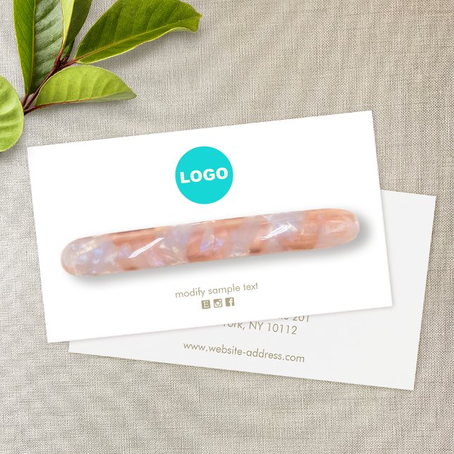 Carte d'affichage Barrette pour trompe-l'oeil Logo (Créateur téléchargé)