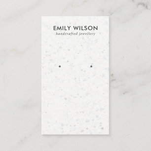 CARTE D'AFFICHAGE CHIC BLANC GRAY TERRAZZO