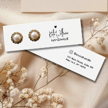 Carte d'affichage Coeur Script Stud oreille bijoux