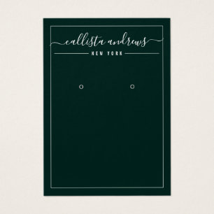 Carte d'affichage Cursive de la Forêt-Noire simple