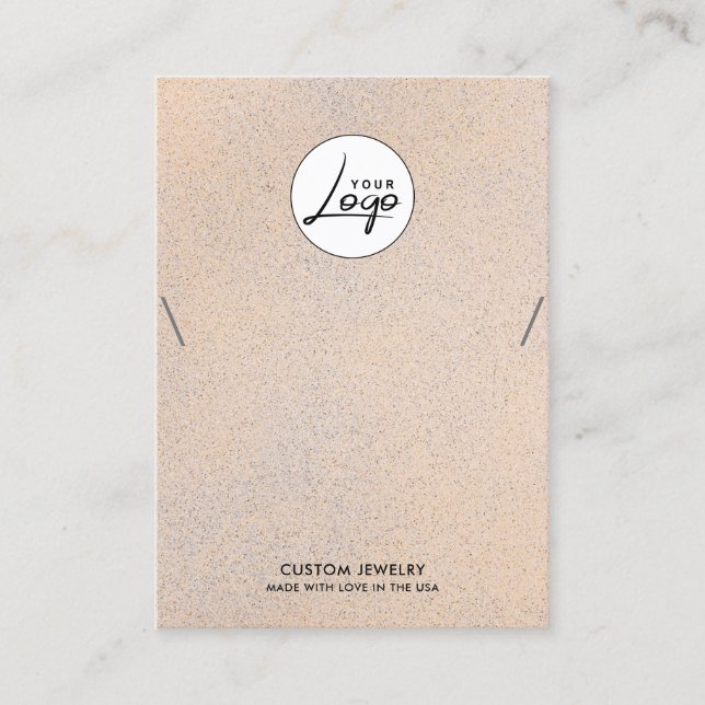 Carte d'affichage de bracelet en collier de logo m (Devant)