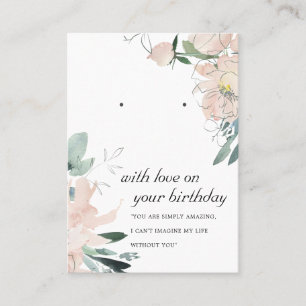 CARTE D'AFFICHAGE DE L'ANNIVERSAIRE DE L'AMI ROSE 