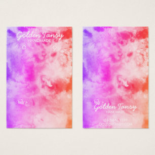 Carte d'affichage de l'aquarelle de l'oreille coll