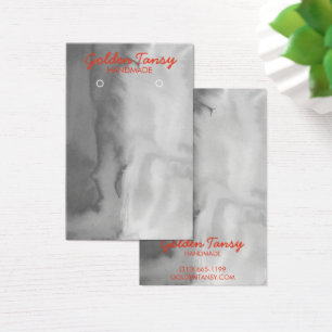 Carte d'affichage de l'aquarelle de l'oreille coll