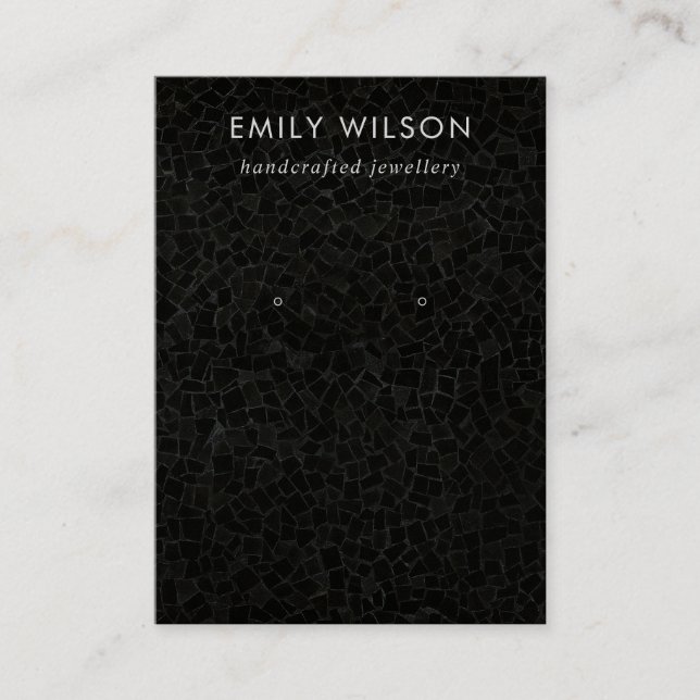 Carte d'affichage de l'oreille de l'étoffe en mosa (Devant)