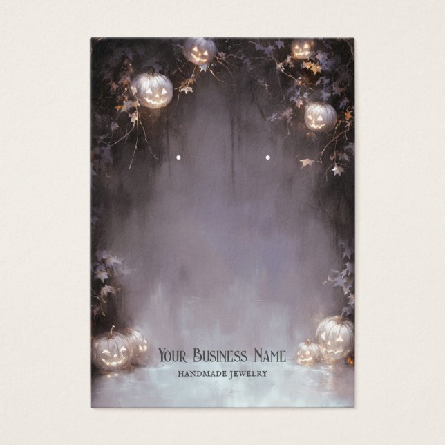 Carte d'affichage de l'oreille d'Halloween (Devant)