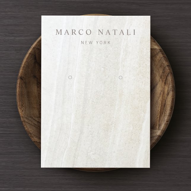 Carte d'affichage de l'oreille en pierre de marbre (Créateur téléchargé)