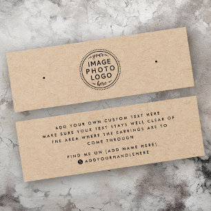 Carte d'affichage d'oreille pour étui en papier Kr