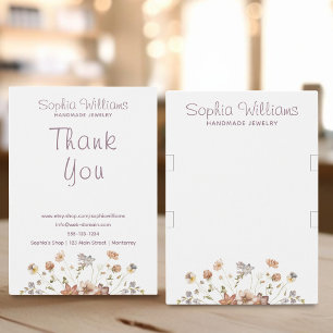 Carte d'affichage du bracelet Rustic Romantic Frie
