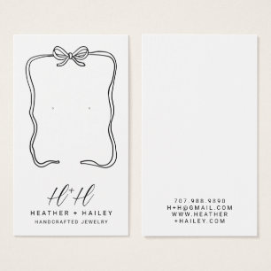 Carte d'affichage du cadre de ruban