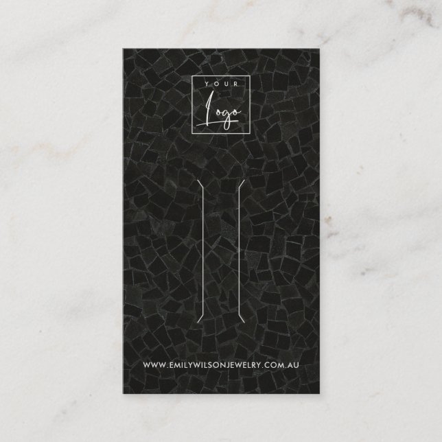 CARTE D'AFFICHAGE DU CLIP À CHEVEUX DE LA MOSAÏQUE (Devant)