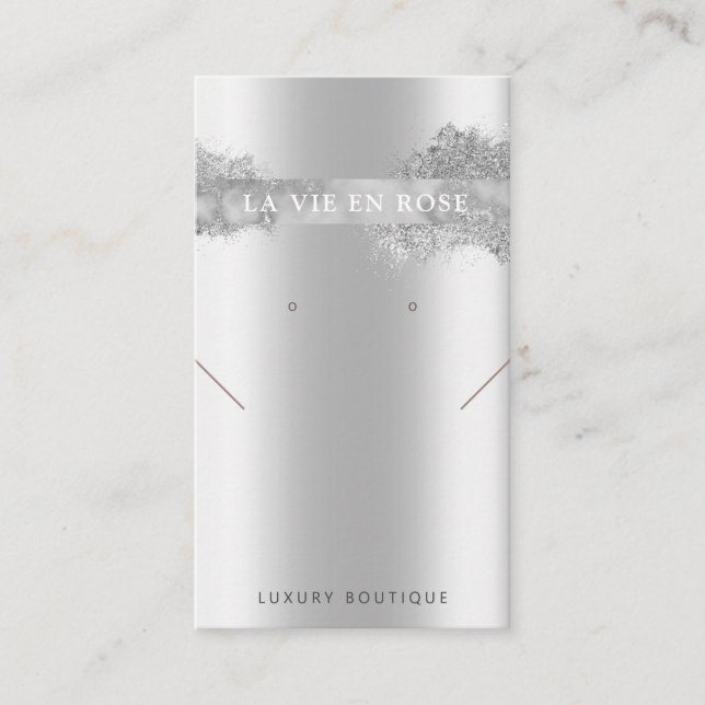 Carte d'affichage du collier de Parties scintillan (Devant)