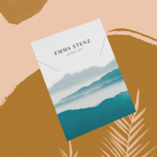 © Carte d'affichage du collier ・ Pastel Mountain R