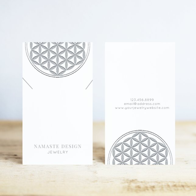 Carte d'affichage du collier ・ Silver Blume des Le (Créateur téléchargé)