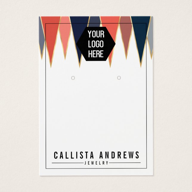 Carte d'affichage du logo Geo de la Marine Coral T (Devant)