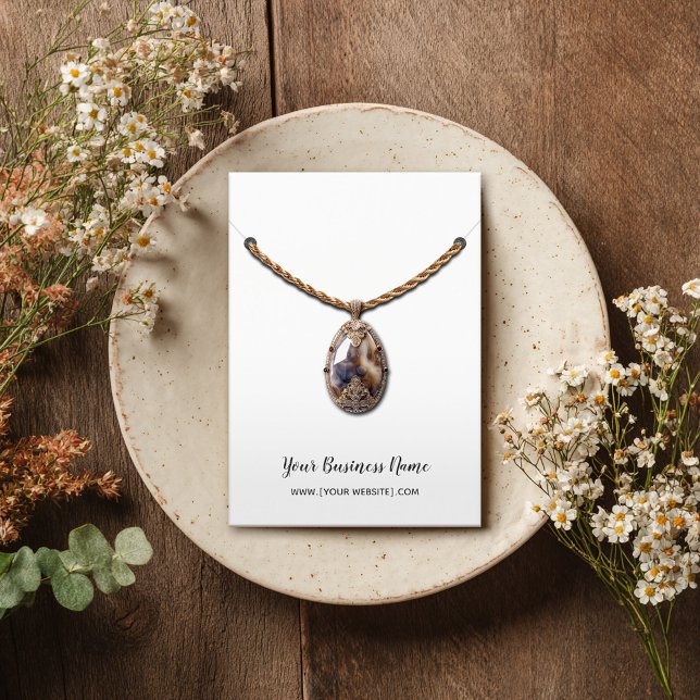 Carte d'affichage du Pendentif de collier de scrip (Créateur téléchargé)