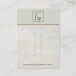 CARTE D'AFFICHAGE D'UN CLIP D'ÉCRAN EN BÉTON BLANC